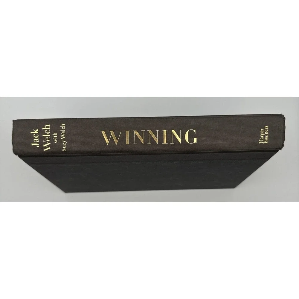Jack Welch Autographed Winning Hardcover Book Vintage 2005 No Dust Jacket